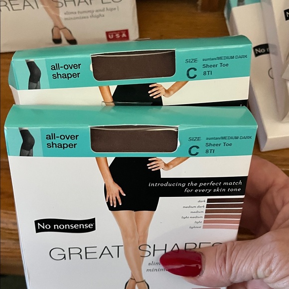No Nonsense Great Shapes All-Over Shaper lot. Support Pantyhose new lot 5 - Picture 5 of 6